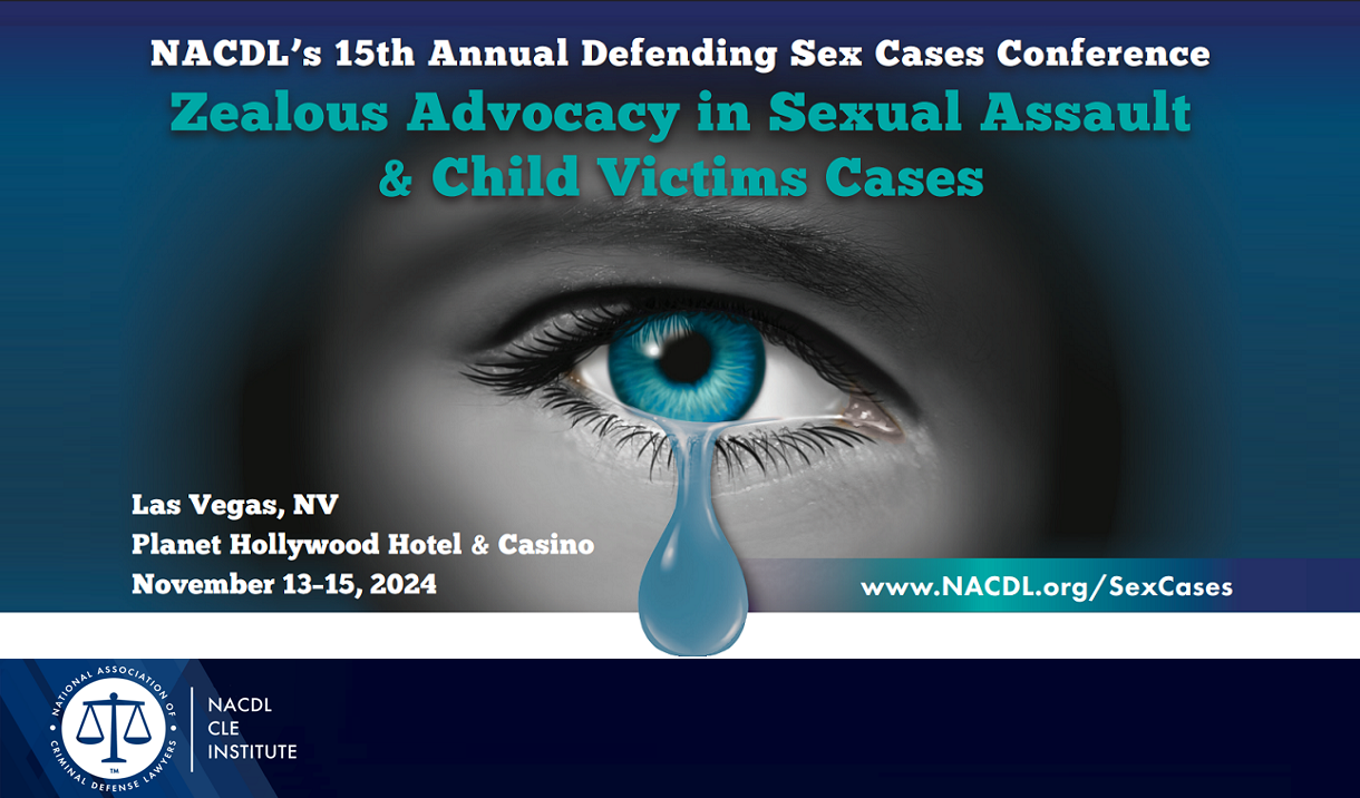 Article 2024 Defending Sex Cases Training Seminar