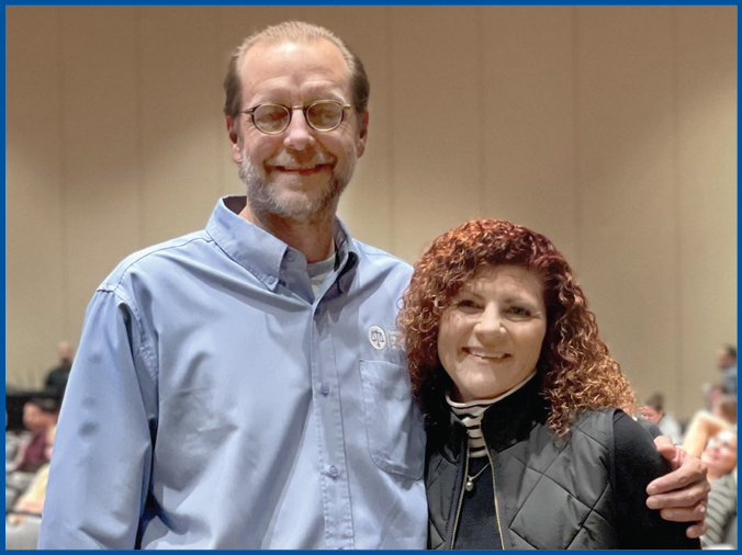 NACDL Staff Member Gerald Lippert and President Nellie King.